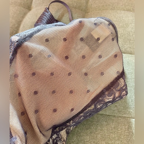 Satin and Lace Lavender Camisole Top - Picture 11 of 11